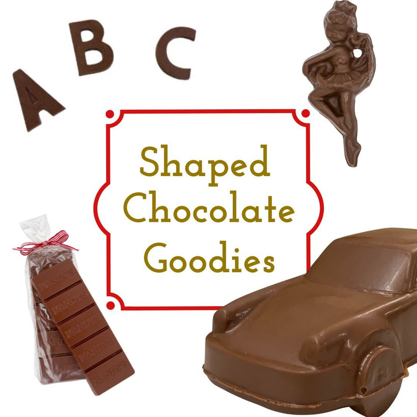 Chocolate Shapes (letters, numbers, and suckers)