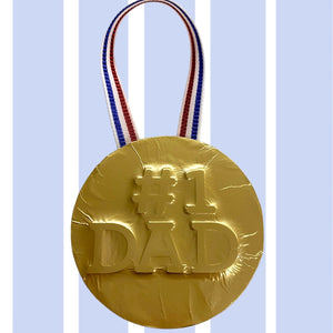 #1 Dad Chocolate Gold Medal - Nandy's Candy#1 Dad Chocolate Gold Medal