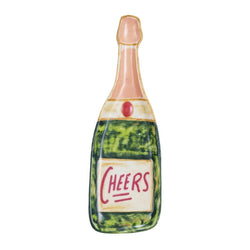 Cheers Ceramic Bottle Plate - Nandy's CandyCheers Ceramic Bottle Plate