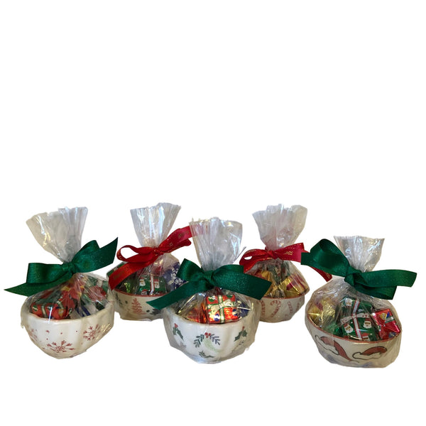 Christmas Sprinkle Bowl with Chocolate - Nandy's CandyChristmas Sprinkle Bowl with Chocolate