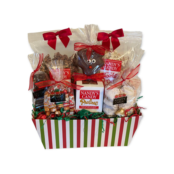 Family Christmas Gift Basket - Nandy's CandyFamily Christmas Gift Basket