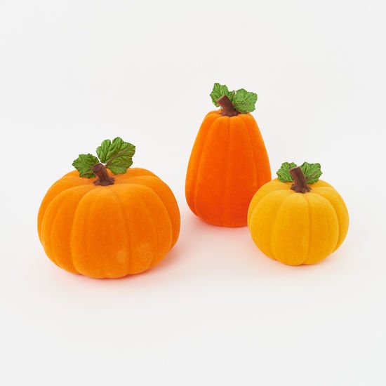 Flocked Pumpkins - Nandy's CandyFlocked Pumpkins