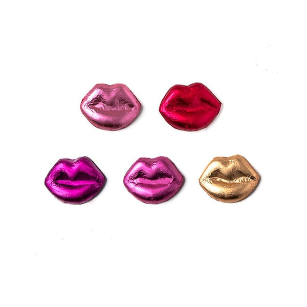 Foiled Chocolate Lips - Nandy's CandyFoiled Chocolate Lips