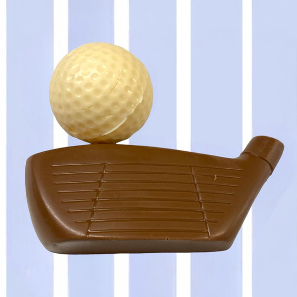 Golf Ball with Chocolate Driver (flat) - Nandy's CandyGolf Ball with Chocolate Driver (flat)