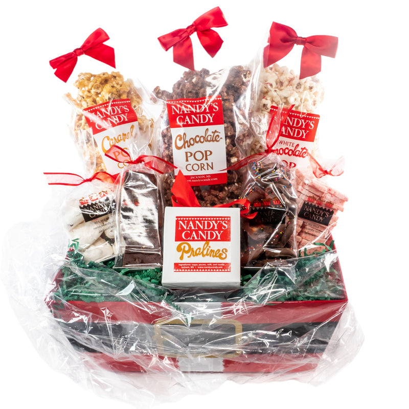 Holly Jolly Holiday Basket - Nandy's CandyHolly Jolly Holiday Basket