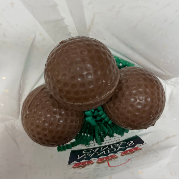 GOLF BALL Chocolate Lollipops15 Countchocolate Golf Ballfather's