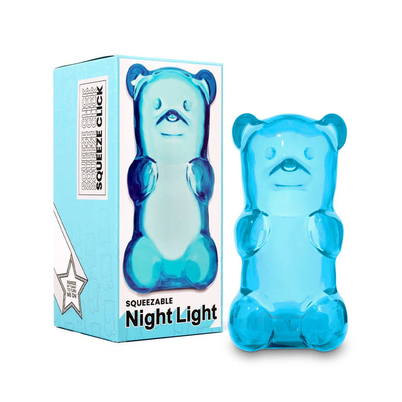 Kids Night Light: Squeezable Gummy Soft Glow - Blue Razz - Nandy's CandyKids Night Light: Squeezable Gummy Soft Glow - Blue Razz