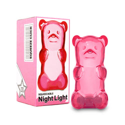 Kids Night Light: Squeezable Gummy Soft Glow - Strawberry - Nandy's CandyKids Night Light: Squeezable Gummy Soft Glow - Strawberry