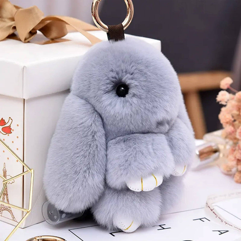 LARGE RABBIT POM POM KEYCHAIN 0225 - 6 (12pc) - Nandy's CandyLARGE RABBIT POM POM KEYCHAIN 0225 - 6 (12pc)