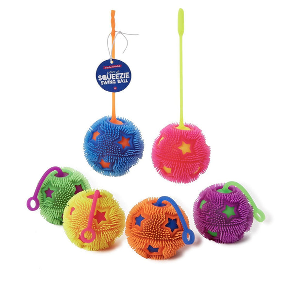 Light Up Squeezie Bungee Ball - Nandy's CandyLight Up Squeezie Bungee Ball