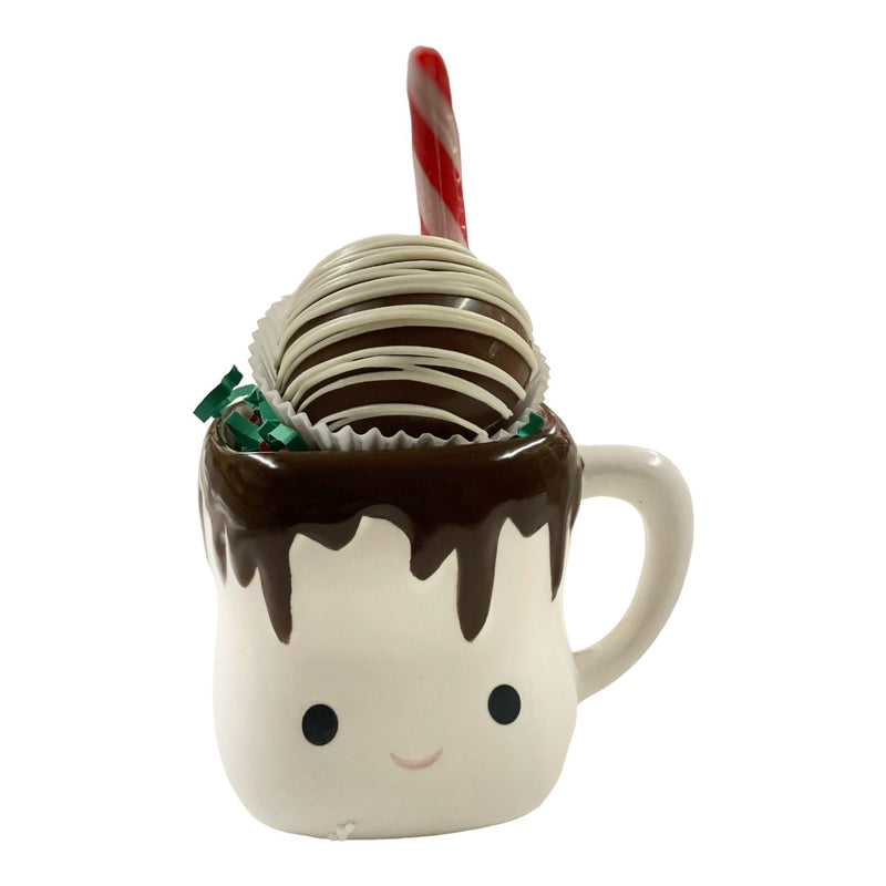 Marshmallow Mug With Hot Chocolate Balls - Nandy's CandyMarshmallow Mug With Hot Chocolate Balls