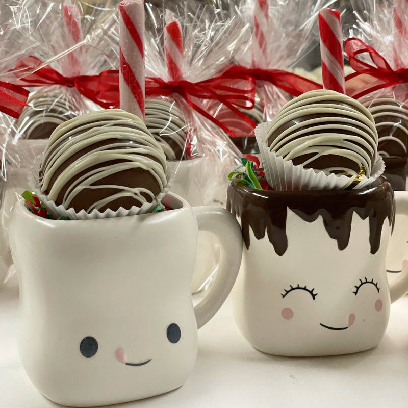 Marshmallow Mug With Hot Chocolate Balls - Nandy's CandyMarshmallow Mug With Hot Chocolate Balls