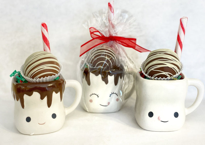 Marshmallow Mug With Hot Chocolate Balls - Nandy's CandyMarshmallow Mug With Hot Chocolate Balls