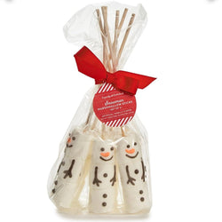 Marshmallow snowman sticks gift bag - Nandy's CandyMarshmallow snowman sticks gift bag