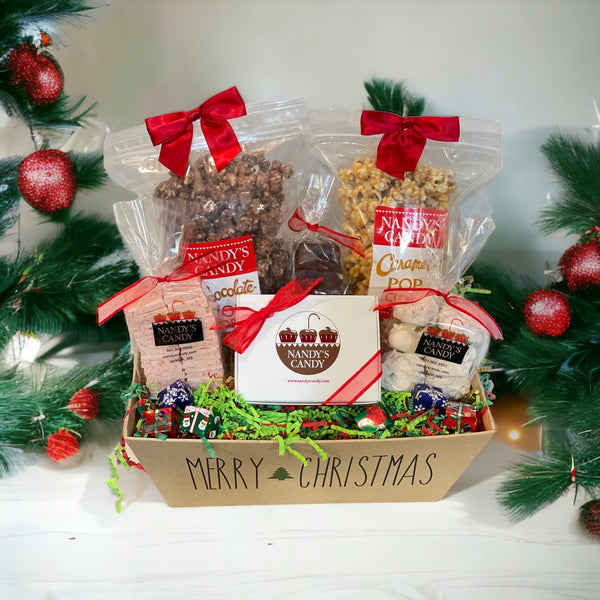 Merry Christmas Classic Favorites Basket - Nandy's CandyMerry Christmas Classic Favorites Basket