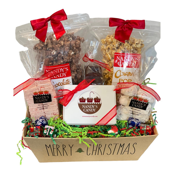 Merry Christmas Classic Favorites Basket - Nandy's CandyMerry Christmas Classic Favorites Basket