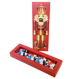 Nutcracker Box Filled With Foil Wrapped Chocolates - Nandy's CandyNutcracker Box Filled With Foil Wrapped Chocolates