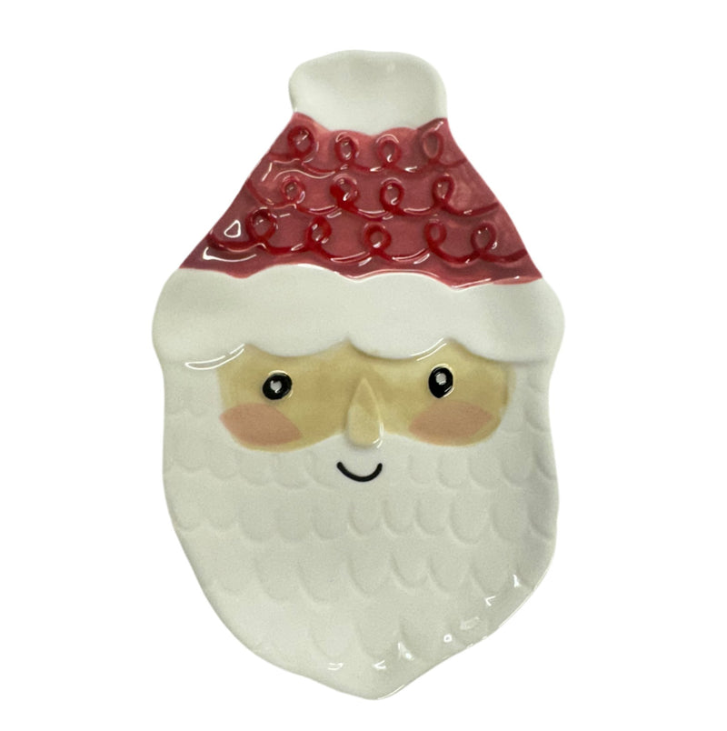 Santa Tidbit Plate - Nandy's CandySanta Tidbit Plate