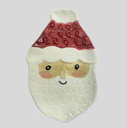 Santa Tidbit Plate - Nandy's CandySanta Tidbit Plate