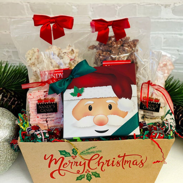 "Santa's Favorites" Christmas Basket - Nandy's Candy"Santa's Favorites" Christmas Basket