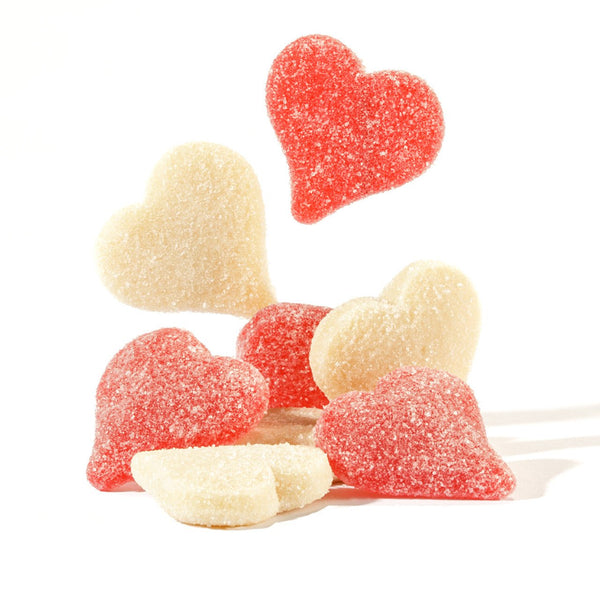 Valentine Sanded Gummie Hearts - Nandy's CandyValentine Sanded Gummie Hearts