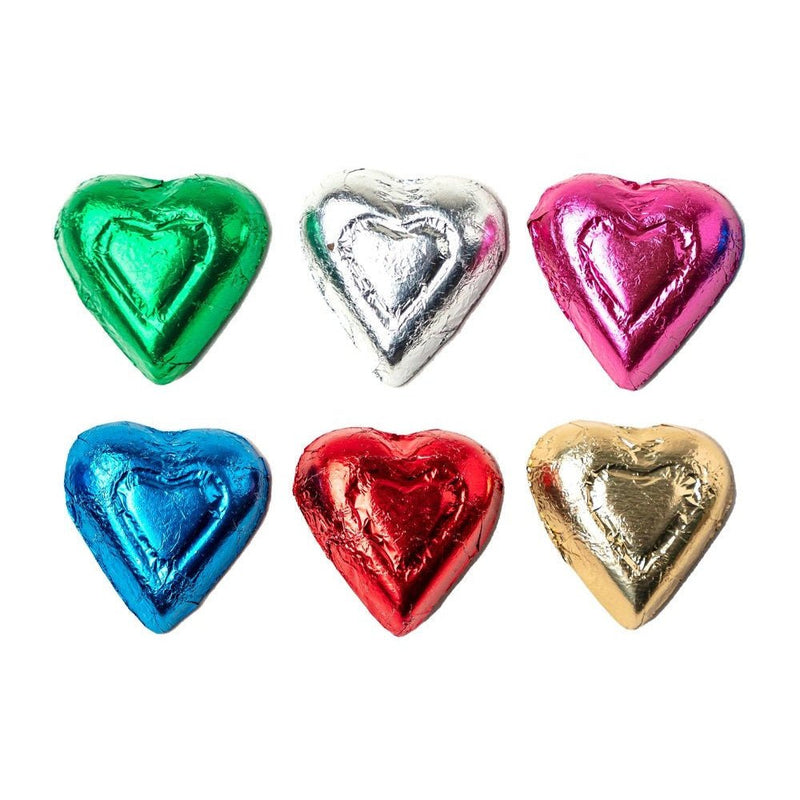 Valentines Foiled Heart Chocolates - Nandy's CandyValentines Foiled Heart Chocolates