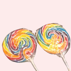 6 oz. Rainbow lollipop - Nandy's Candy6 oz. Rainbow lollipop