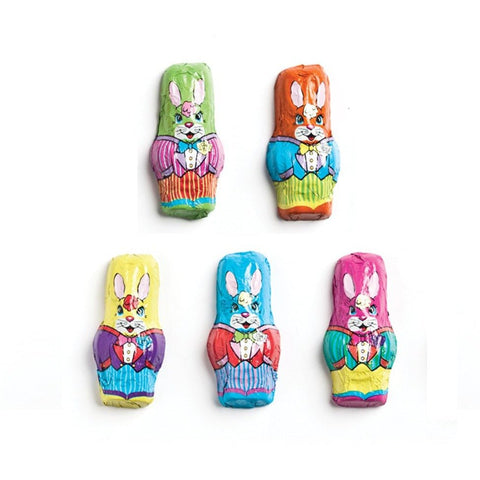 Chocolate Foil Wrapped Bunnies - Nandy's CandyChocolate Foil Wrapped Bunnies