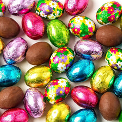 Chocolate Foil Wrapped Eggs - Nandy's CandyChocolate Foil Wrapped Eggs