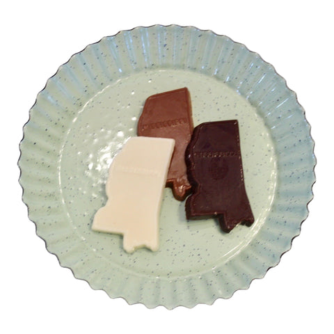 Chocolate Mississippi with imprint "Mississippi" - Nandy's CandyChocolate Mississippi with imprint "Mississippi"