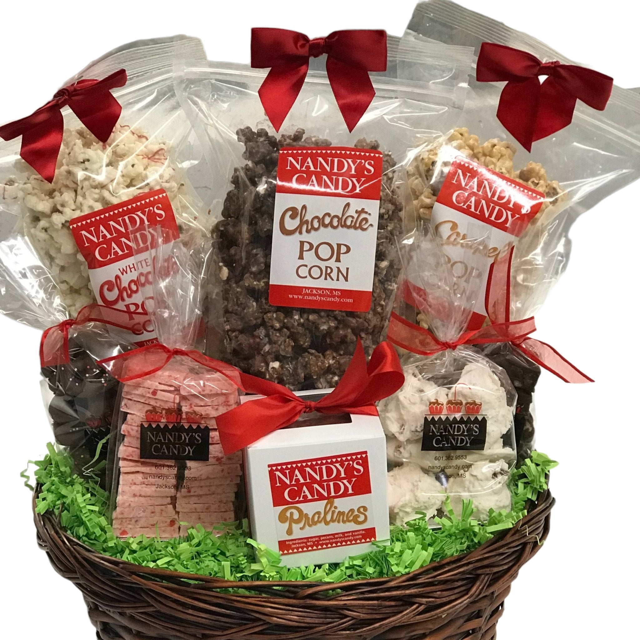 Classic Confections Basket (round willow) - Nandy's CandyClassic Confections Basket (round willow)