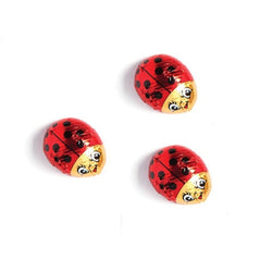 Foil wrapped chocolate ladybugs - Nandy's CandyFoil wrapped chocolate ladybugs