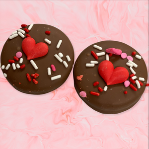 Valentine’s chocolate covered Oreos 