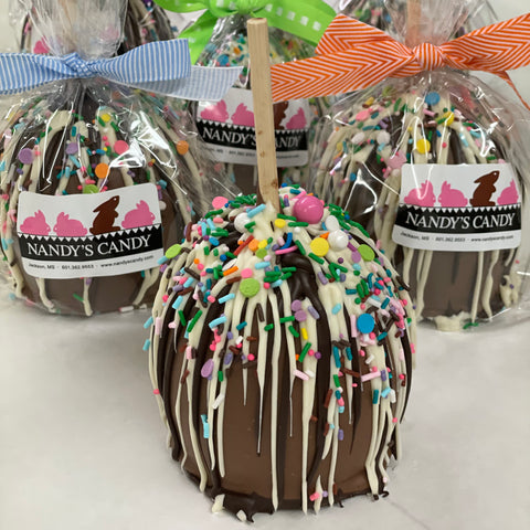 Easter Apples, Chocolate and caramel 