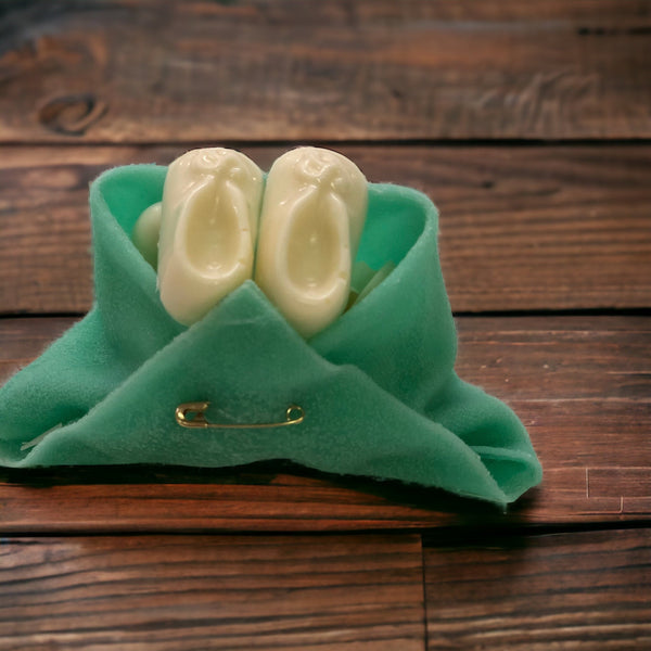 Mint Baby Booties - Nandy's CandyMint Baby Booties