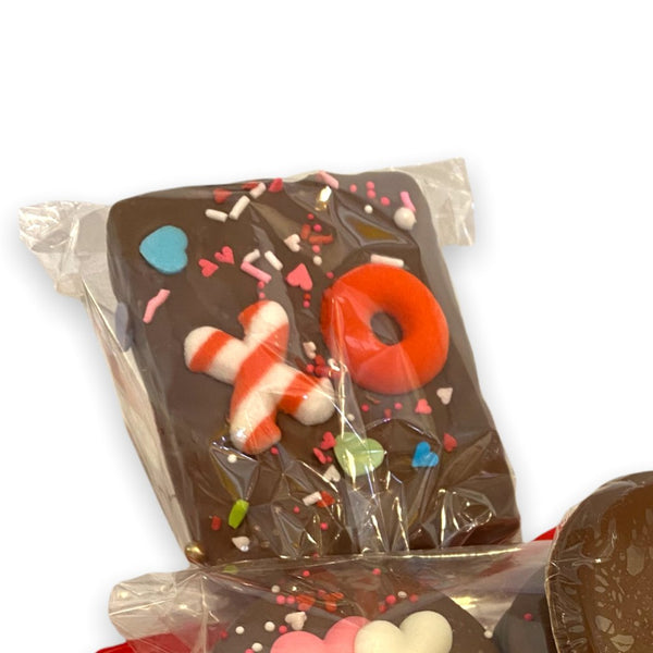 Valentine's Chocolate Covered Krispie Treats - Nandy's CandyValentine's Chocolate Covered Krispie Treats