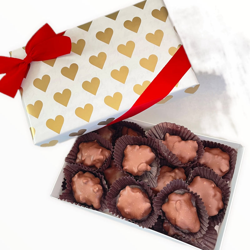 Valentine’s Day Treats (pecan, caramel, and chocolate) - Nandy's CandyValentine’s Day Treats (pecan, caramel, and chocolate)